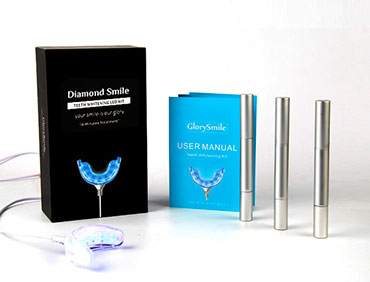 DiamondSmile, Teeth Whitening Led Mouth Tray light with 16 Powerful LED Blue Lights, White Teeth in 10 Minutes