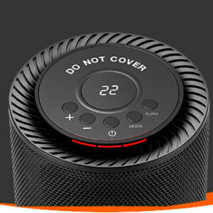 EcoHeat S Revolutionary Portable Personal Ceramic Heater With a Sleek, Modern Design.