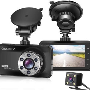 1080P Dual Dash Cam with Night Vision