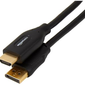 Amazon Basics 6ft DisplayPort to HDMI Cable