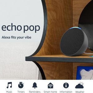 Amazon Echo Pop | Alexa for Small Spaces