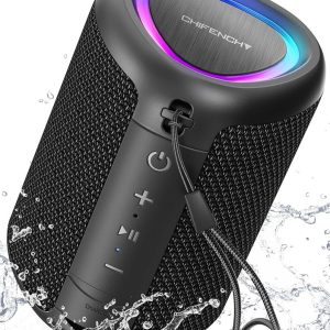 Portable Bluetooth Speaker with Lights and Sound