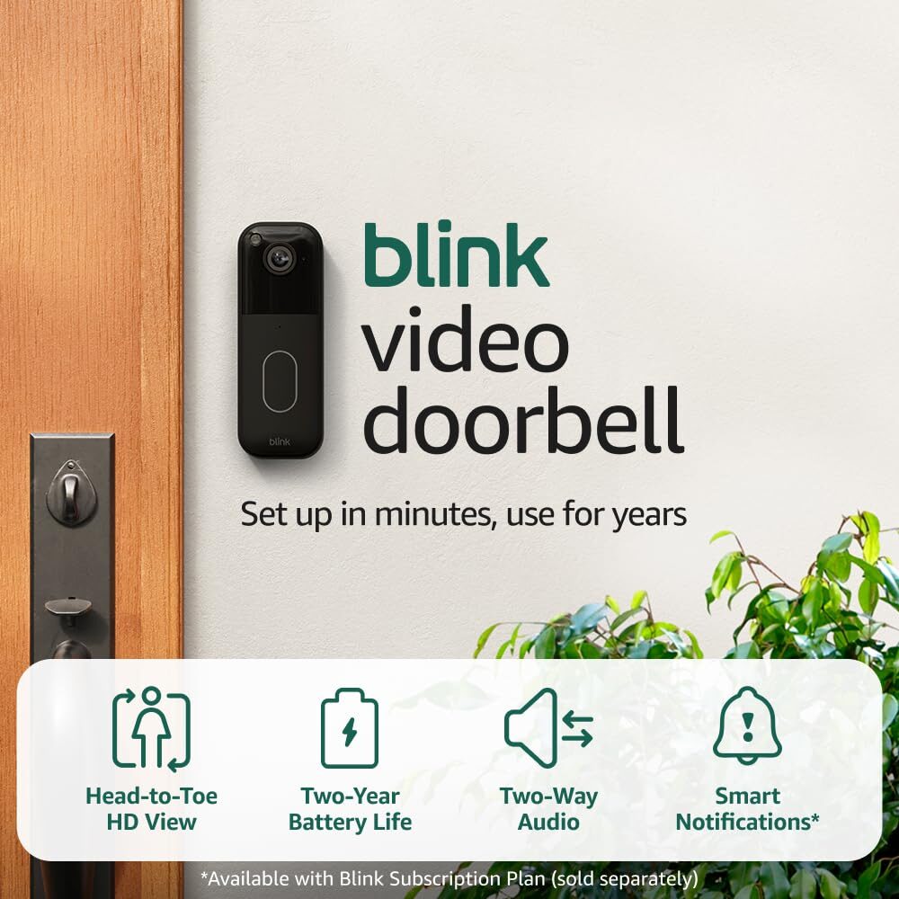 Blink Video Doorbell with Sync Module
